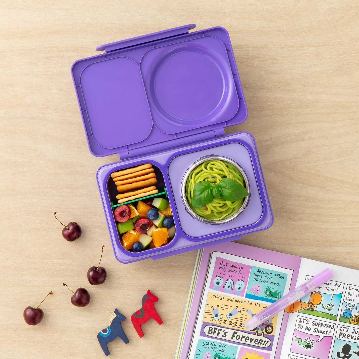 OmieBox UP - Bento Box for Older Kids & Adults-Lunch Boxes & Totes-OmieLife-Yes Bebe