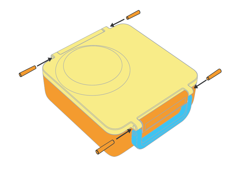 OmieBox Pin (Latch & Hinge)